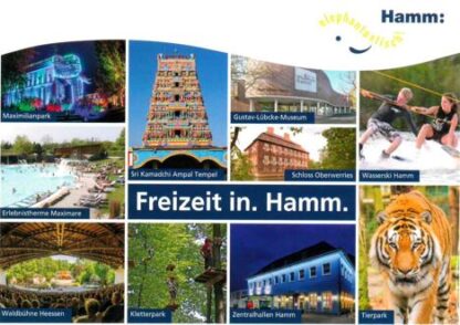 Postkarte "Freizeit in Hamm"